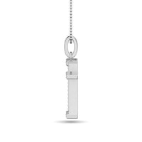 Thumbnail for 10K White Gold 1/20 Ct.Tw.Diamond Cross Pendant