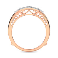 Thumbnail for 10K Rose Gold 1/4 Ct.Tw.Diamond Guard Ring