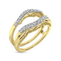 Thumbnail for 10K Yellow Gold 1/4 Ct.Tw.Diamond Guard Ring