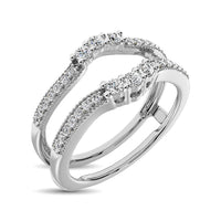 Thumbnail for 10K White Gold 1/3 Ct.Tw.Diamond Guard Ring