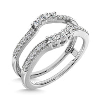 Thumbnail for 10K White Gold 1/3 Ct.Tw.Diamond Guard Ring