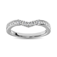 Thumbnail for 14K White Gold 1/3 Ct.Tw.Diamond Band