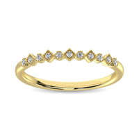 Thumbnail for 14K Yellow Gold 1/20 Ctw Diamond Stackable Band