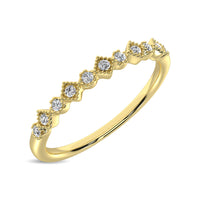 Thumbnail for 14K Yellow Gold 1/20 Ctw Diamond Stackable Band