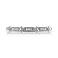 Thumbnail for 14K White Gold 1/20 Ct.Tw.Diamond Stackable Band