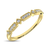 Thumbnail for 14K Yellow Gold 1/20 Ct.Tw.Diamond Stackable Band
