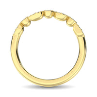 Thumbnail for 14K Yellow Gold 1/10 Ctw Diamond Stackable Band