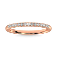 Thumbnail for 14K Rose Gold Diamond 1/8 Ct.Tw. Machine Band