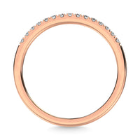 Thumbnail for 14K Rose Gold Diamond 1/8 Ct.Tw. Machine Band