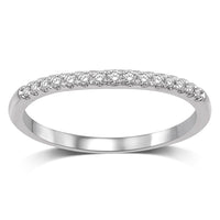 Thumbnail for 14K White Gold Diamond 1/8 Ct.Tw. Men's Machine Band