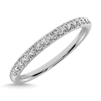 Thumbnail for 14K White Gold Diamond 1/8 Ct.Tw. Men's Machine Band
