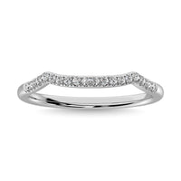 Thumbnail for 14K White Gold 1/20 Ctw Diamond Wedding Band