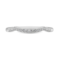 Thumbnail for 14K White Gold 1/20 Ctw Diamond Wedding Band