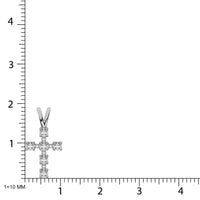 Thumbnail for 10K White Gold 1/4 Ct.Tw.Diamond Cross Pendant