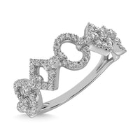 Thumbnail for 14K White Gold 1/4 Ct.Tw.Diamond Fashion Ring
