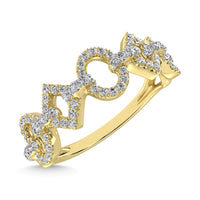 Thumbnail for 14K Yellow Gold 1/4 Ct.Tw.Diamond Fashion Ring