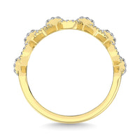 Thumbnail for 14K Yellow Gold 1/4 Ct.Tw.Diamond Fashion Ring