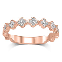 Thumbnail for 14K Rose Gold 1/4 Ct.Tw.Diamond Stackable Band