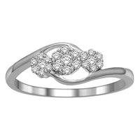 Thumbnail for 10K White Gold 1/5 Ct.Tw.Diamond Fashion Ring