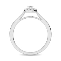 Thumbnail for 10K White Gold 1/4 Ctw Diamond Promise Ring