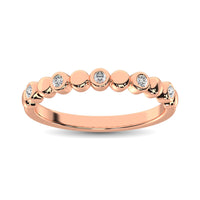 Thumbnail for 14K Rose Gold 1/20 Ct.Tw.Diamond Stackable Band