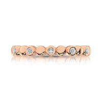 Thumbnail for 14K Rose Gold 1/20 Ct.Tw.Diamond Stackable Band