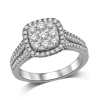 Thumbnail for 14K White Gold 9/10 Ct.Tw.Diamond Fashion Ring