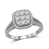 Thumbnail for 14K White Gold 9/10 Ct.Tw.Diamond Fashion Ring