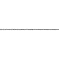 Thumbnail for 14k White Gold Carded .5mm Box Chain