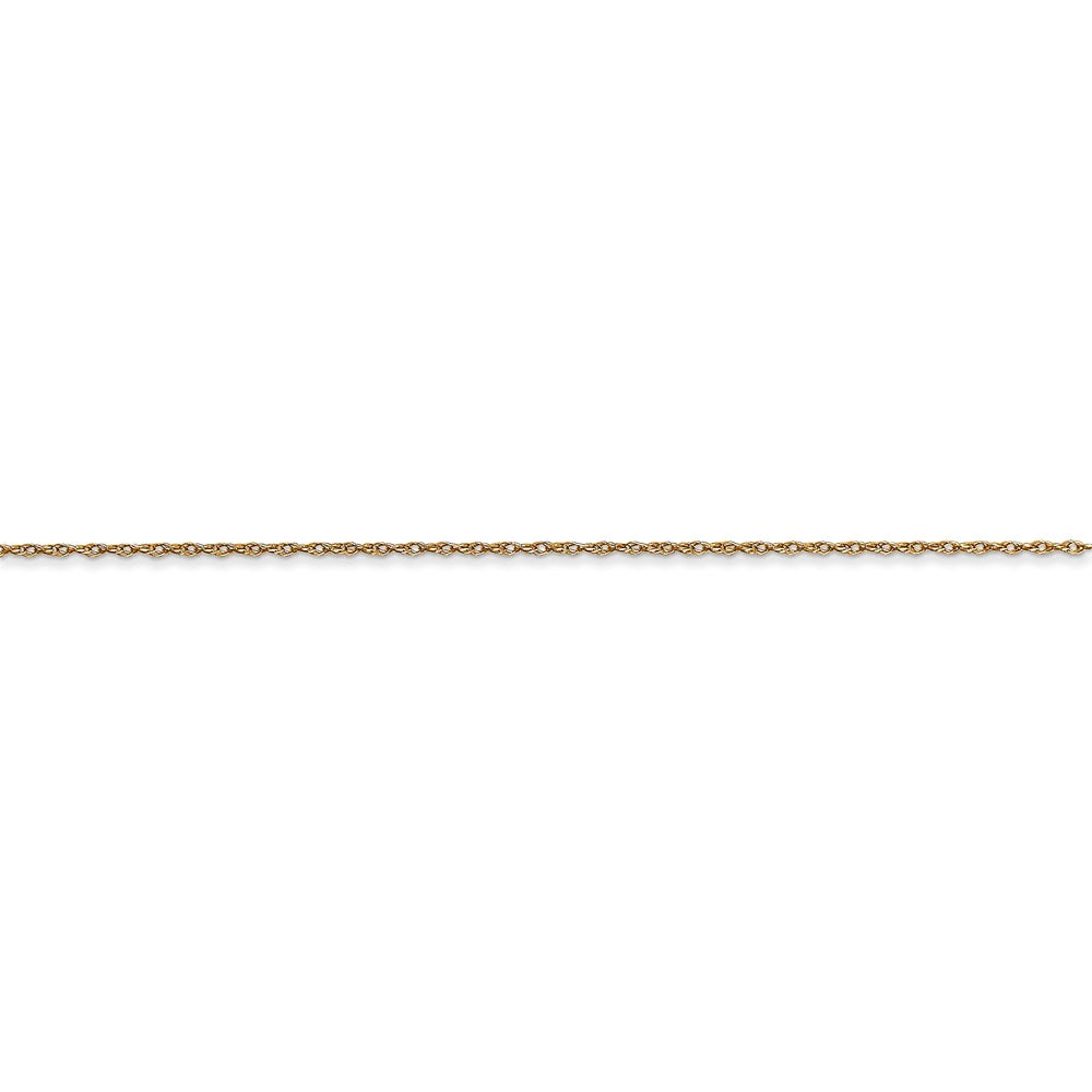 14k .5 mm Carded Cable Rope Chain
