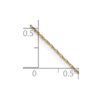 Thumbnail for 14k .5 mm Carded Cable Rope Chain