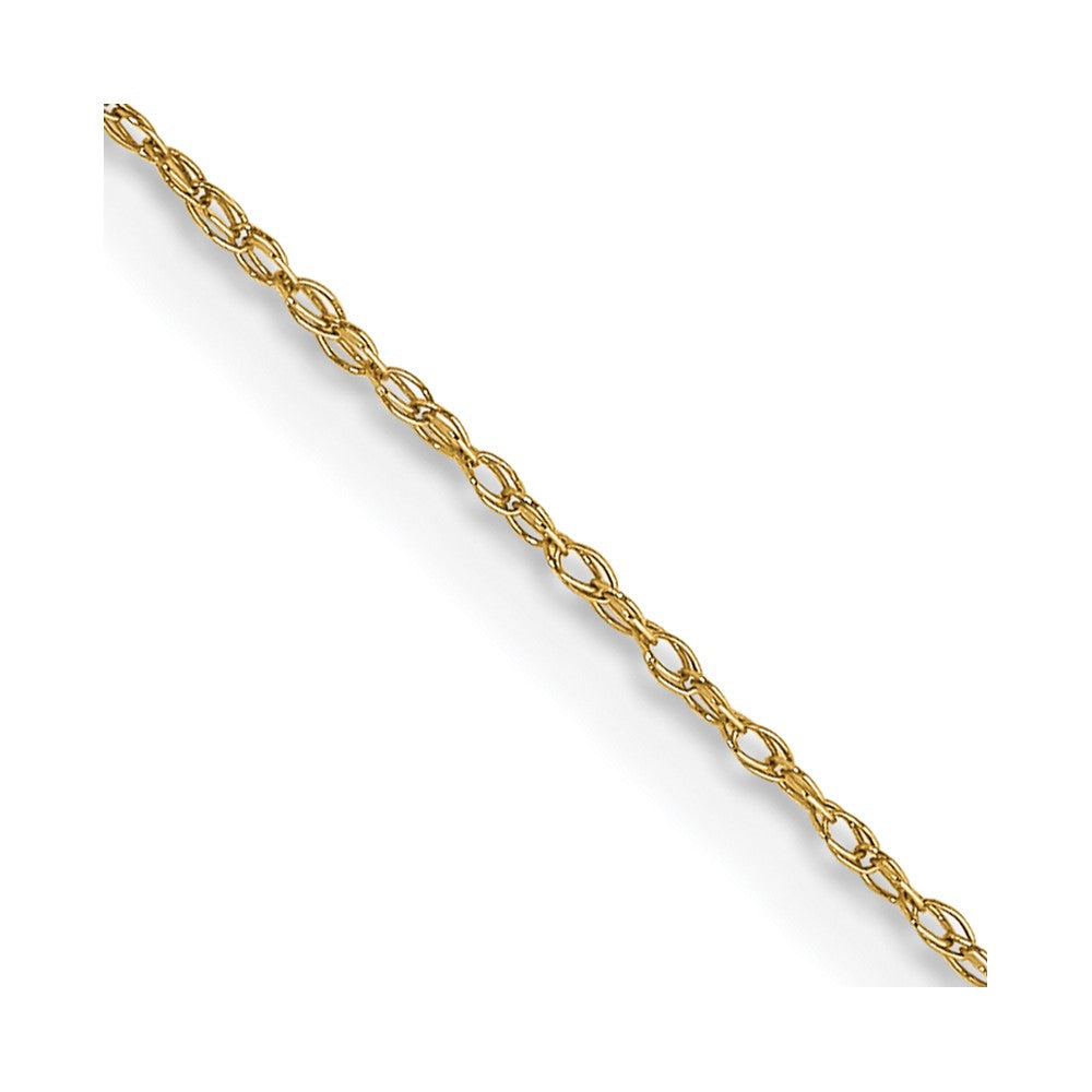 14k .5 mm Carded Cable Rope Chain