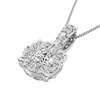 Thumbnail for 14K White Gold 1 1/2 Ctw Diamond Fashion Pendant