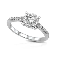 Thumbnail for 14K White Gold 1 Ctw Diamond Fashion Ring