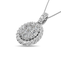 Thumbnail for 14K White Gold 3/4 Ctw Diamond Fashion Pendant