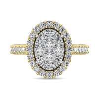 Thumbnail for 14K Yellow Gold 1 Ctw Diamond Fashion Ring