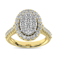 Thumbnail for 14K Yellow Gold 1 Ctw Diamond Fashion Ring