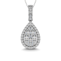 Thumbnail for 14K White Gold 1 1/5 Ctw Diamond Fashion Pendant