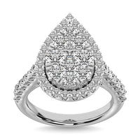 Thumbnail for 14K White Gold 1 Ctw Diamond Fashion Ring