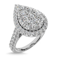 Thumbnail for 14K White Gold 2 Ctw Diamond Fashion Ring