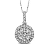 Thumbnail for 14K White Gold 1 Ctw Diamond Fashion Pendant