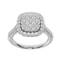 Thumbnail for 14K White Gold 1 1/5 Ctw Diamond Fashion Ring
