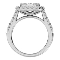 Thumbnail for 14K White Gold 9/1 Ctw Diamond Fashion Ring