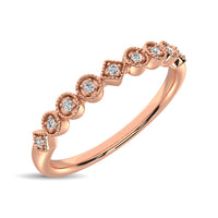Thumbnail for 14K Rose Gold 1/20 Ct.Tw. Diamond Stackable Band