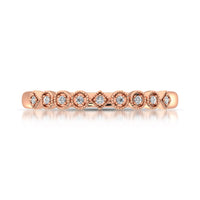 Thumbnail for 14K Rose Gold 1/20 Ct.Tw. Diamond Stackable Band