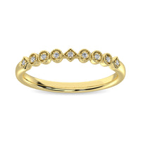Thumbnail for 14K Yellow Gold 1/20 Ct.Tw. Diamond Stackable Band
