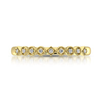 Thumbnail for 14K Yellow Gold 1/20 Ct.Tw. Diamond Stackable Band