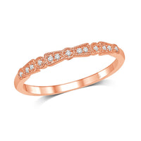 Thumbnail for 14K Rose Gold 1/20 Ct.Tw. Diamond Stackable Band