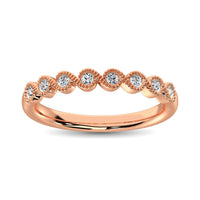 Thumbnail for 14K Rose Gold 1/10 Ct.Tw. Diamond Stackable Band