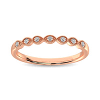 Thumbnail for 14K Rose Gold 1/20 Ct.Tw. Diamond Stackable Band